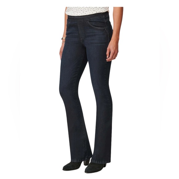 #24 ☑️Wit & Wisdom /Democracy Indigo HighRise Itty Bitty Boot Ab Solutions Jean - Picture 1 of 15